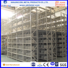 Steel Multi-Tiers Mezzanine Rack / Shelving for Factory / Warehouse Storage